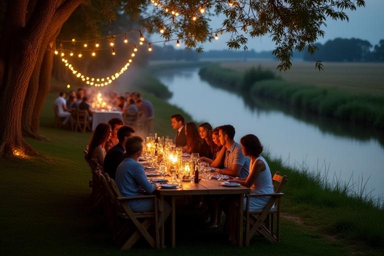 Riverside farm progressive dinner